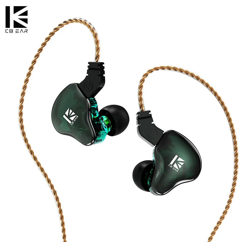 In Ear Monitor Iem - Casque intra-auriculaire hybride KBEAR KS2 DD+BA,