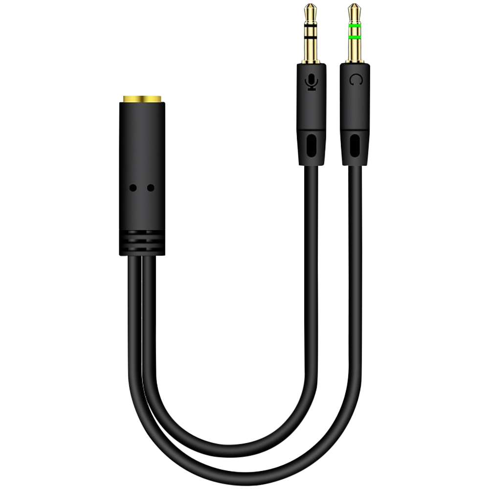 Cable Extension 3.5 - Adaptateur Jack 2 mâle vers 1
