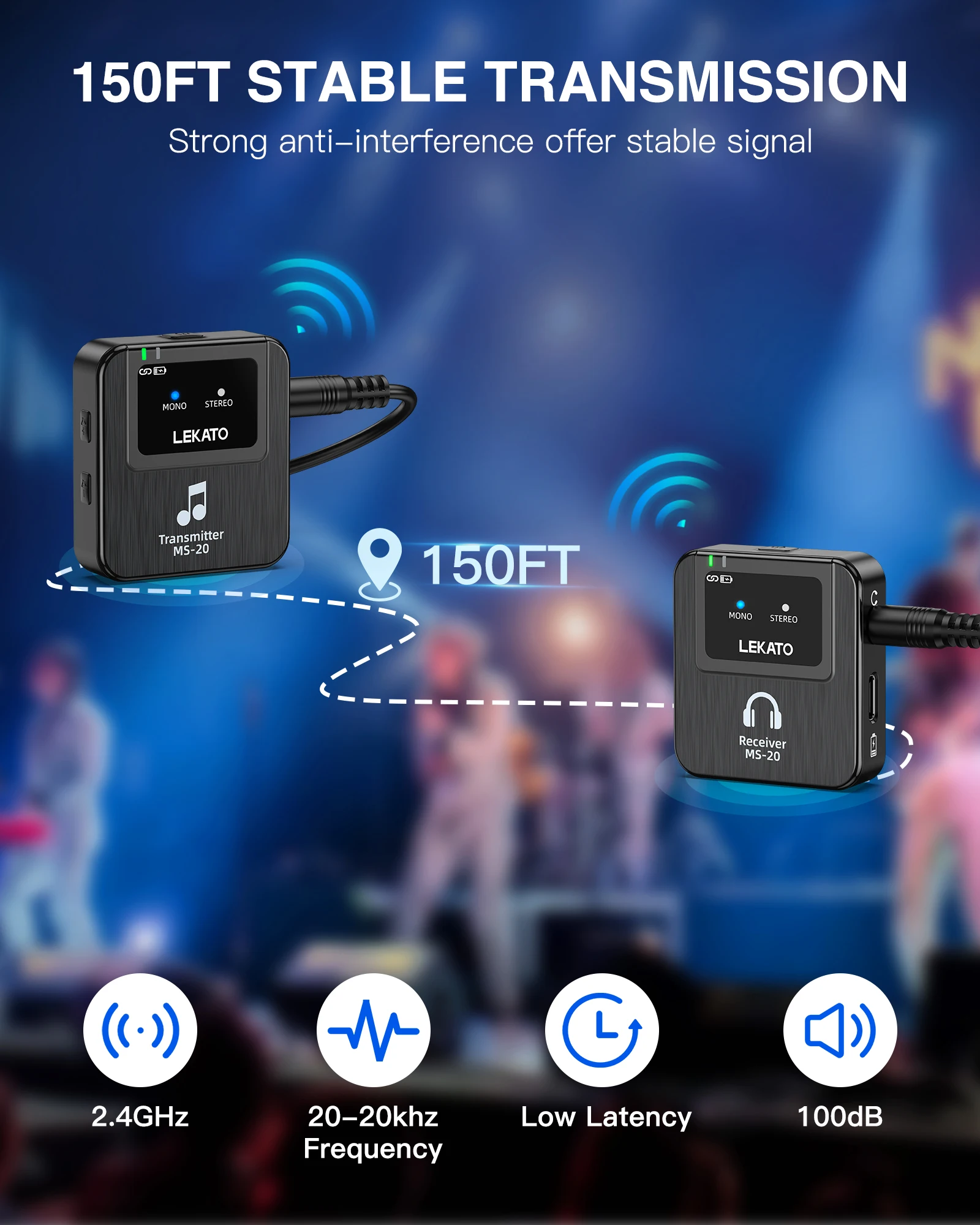 Lekato – moniteur intra-auricu - In Ear Monitor Iem avis et prix
