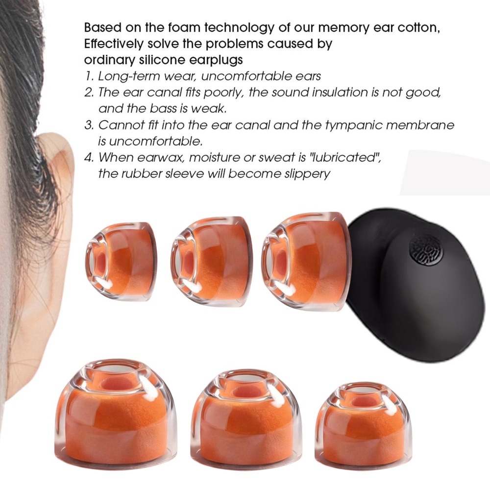 Embouts d'écouteurs en silicon - Earphone Foam Tip avis et prix