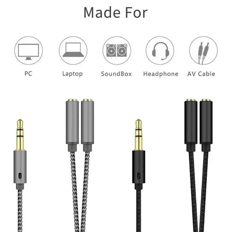Adaptateur de casque, câble sé - Audio Splitter Y avis et prix