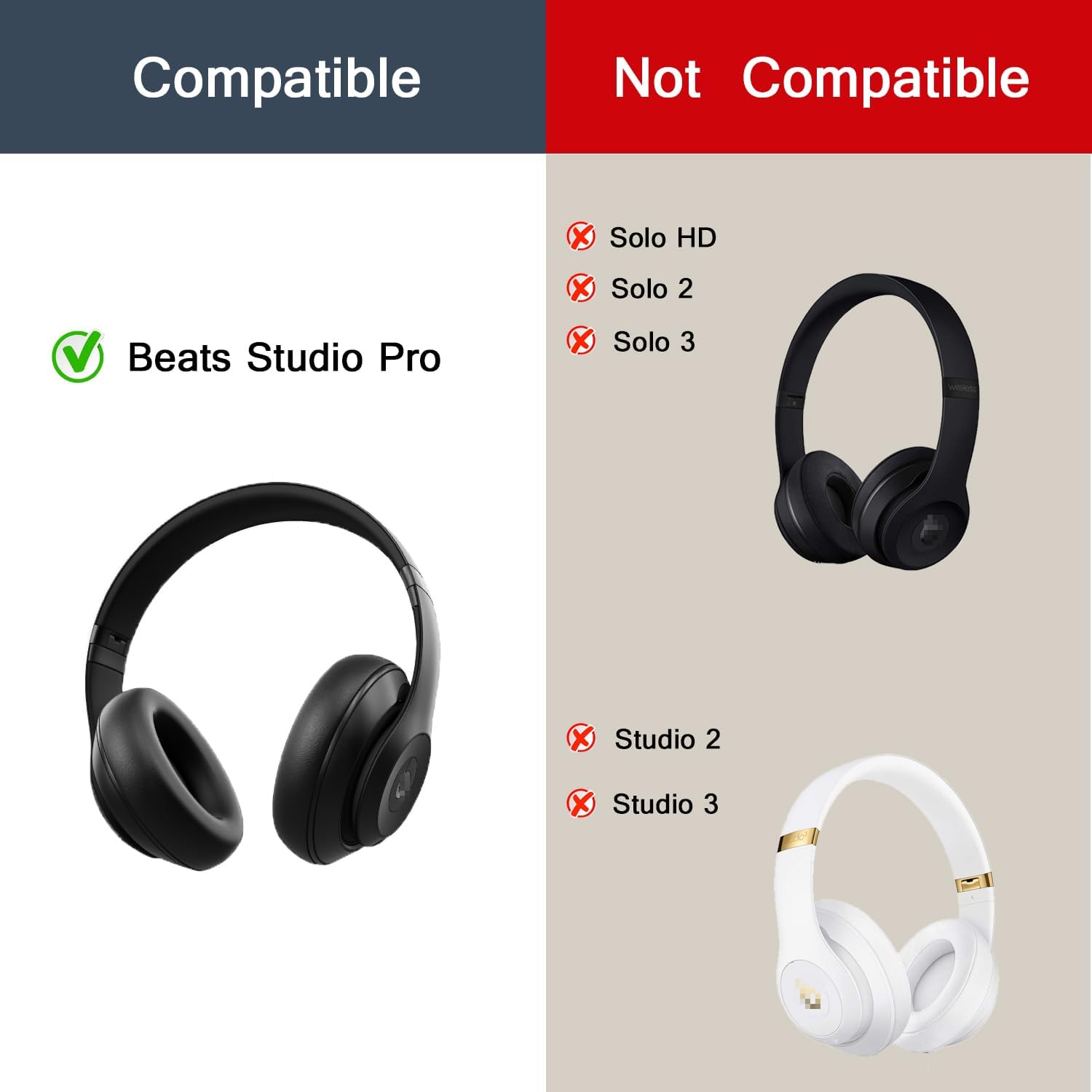 Coussinets d'oreille de rempla - Beats Headphone Studio Pro avis et prix